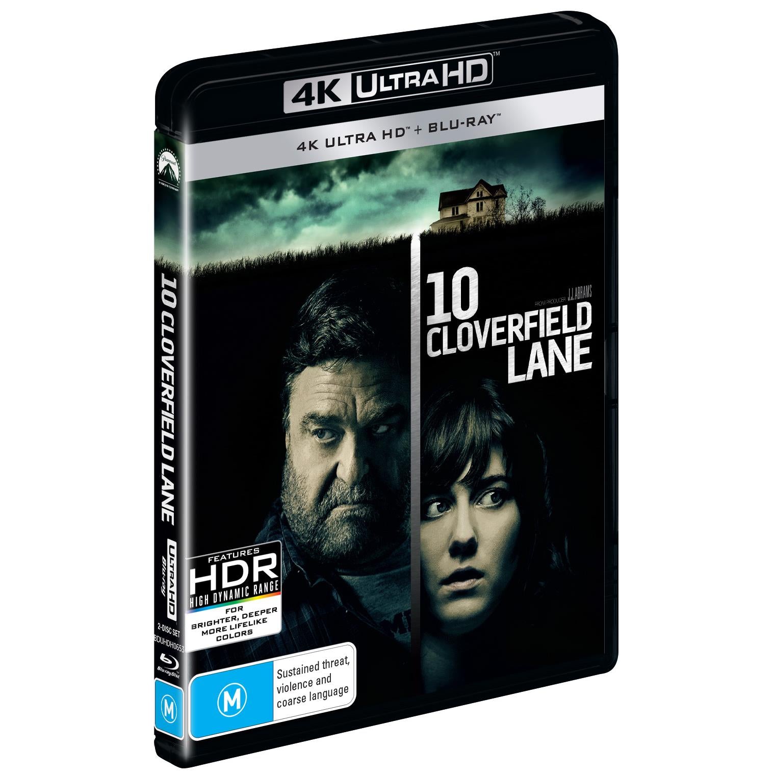 10 Cloverfield Lane Blu-ray DVD | Sci-Fi Thriller Movie | Perfect for Movie Nights & Home Theater Entertainment
