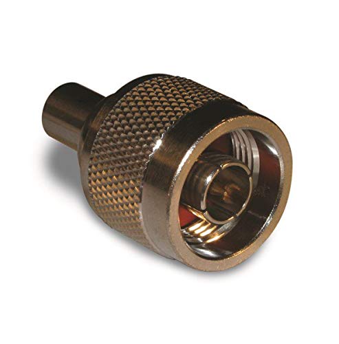 N-Type RF Terminator Plug 1 Watt 5% - 5 Pack for Coaxial Cable Termination - Perfect for Antenna, Cable TV, and Ham Radio Applications