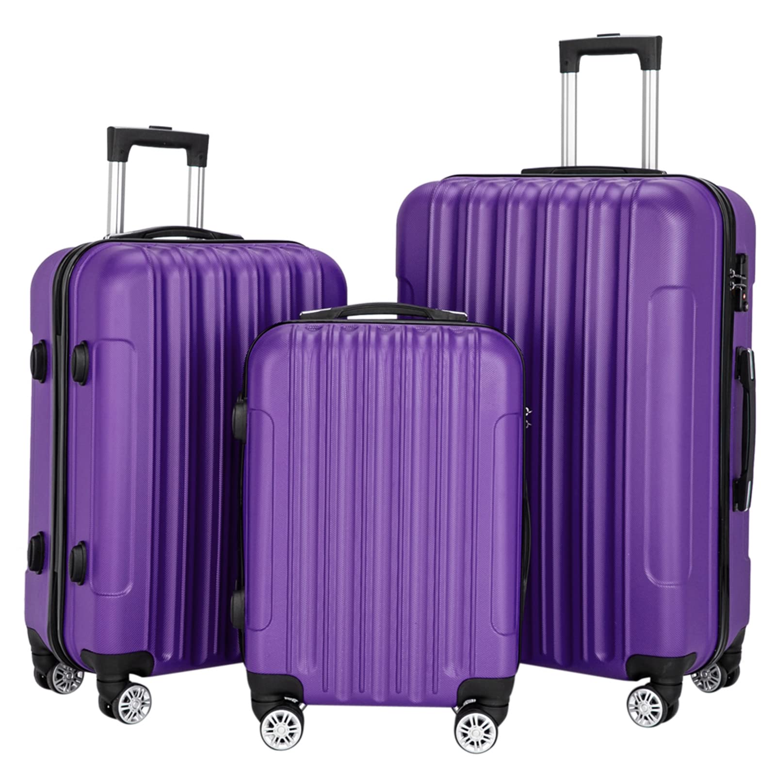 HomVent 3-Piece Spinner Luggage Set with TSA Lock - 20