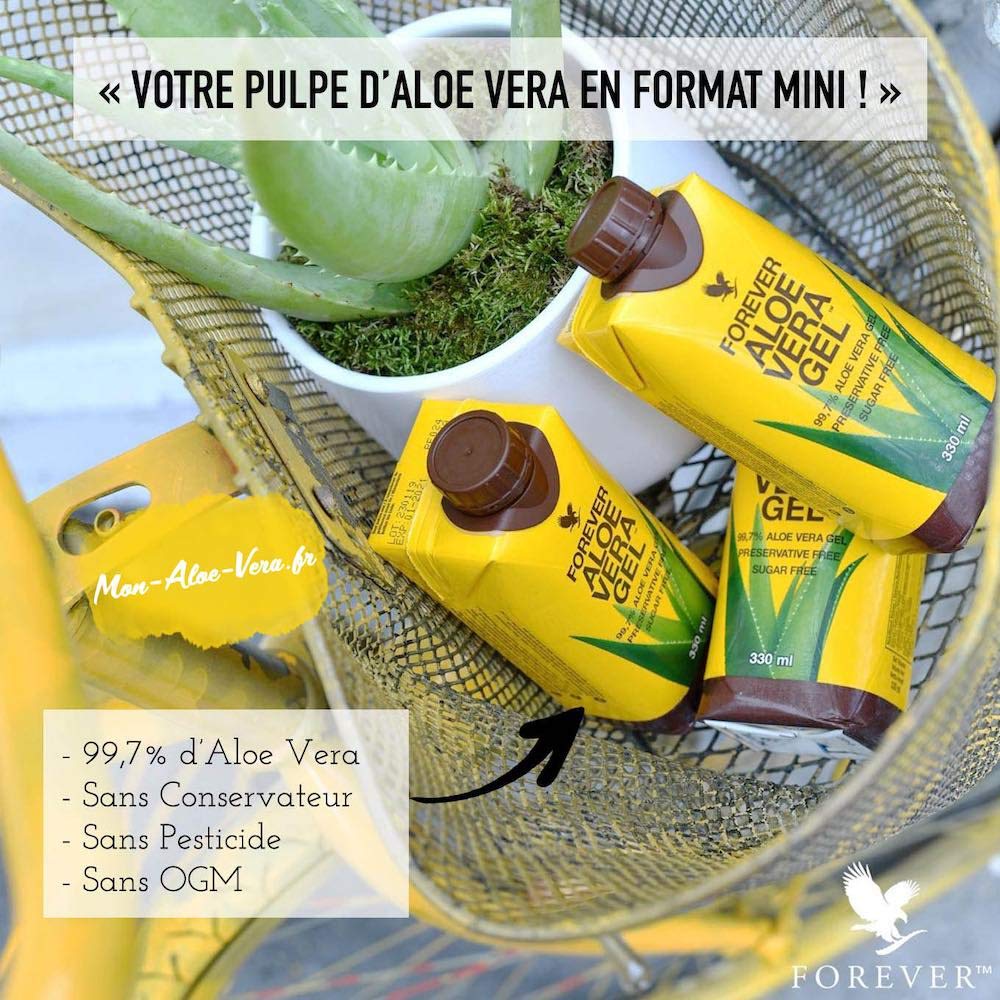 Forever Living Aloe Vera Gel Minis - 99.7% Pure Inner Leaf Aloe (Pack of 2) | 11.15oz Each | No Preservatives, Gluten-Free | Perfect for Sunburn Relief, Skin Hydration & Hair Care