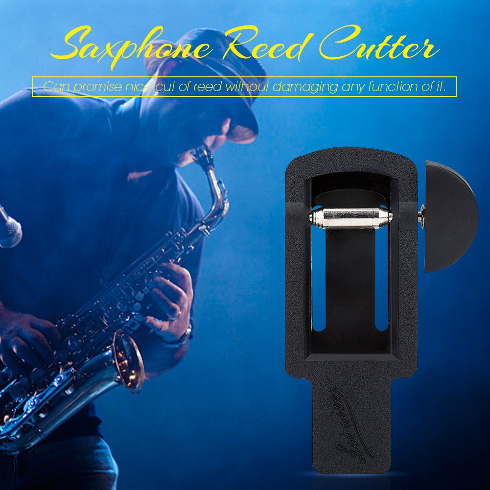 Professional Reed Cutter Tool for Soprano, Alto & Tenor Saxophone - Precision Clarinet Reed Trimmer & Repair Kit (Tenor Sax Model) - Perfect for Musicians, Band Practice & Saxophone Maintenance