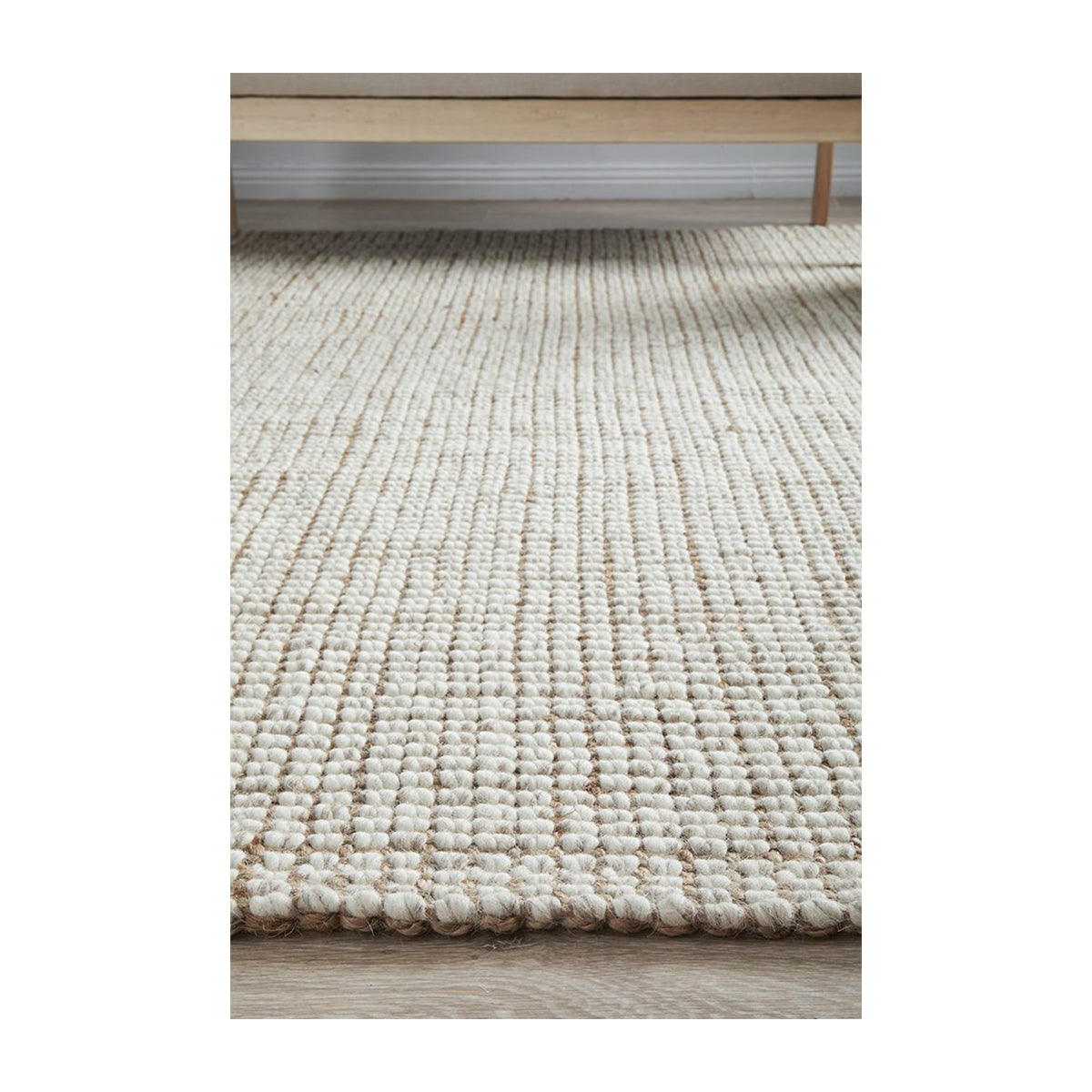 Arabella Natural Jute Area Rug - Soft & Durable Handwoven Floor Mat for Living Room, Bedroom, Nursery | Eco-Friendly Home Decor