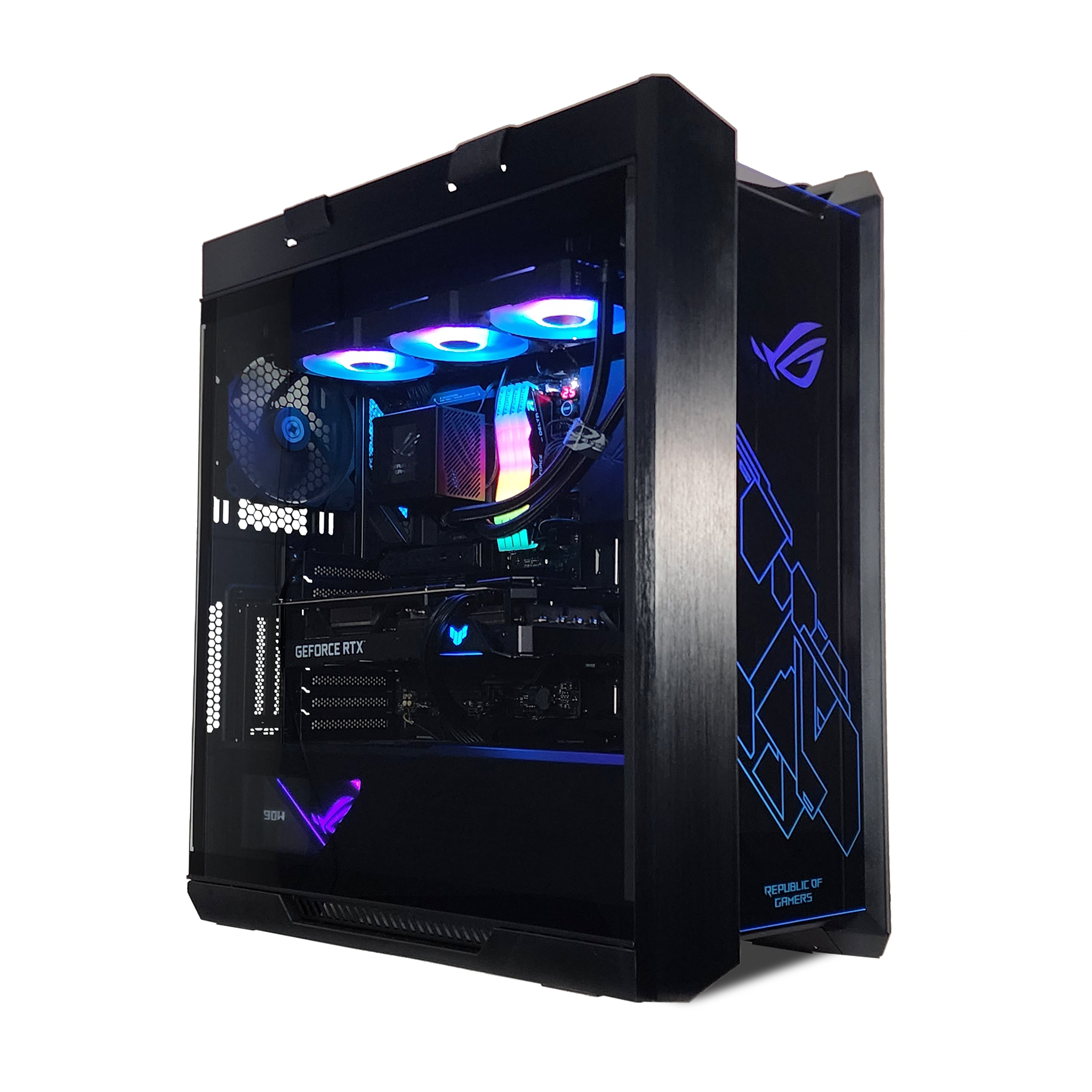 XOTIC PC GX15 Helios DARK Black Label Gaming Desktop - Intel Z790 DDR5 Gaming PC with Liquid Cooling for Esports & 4K Gaming at Home or Office