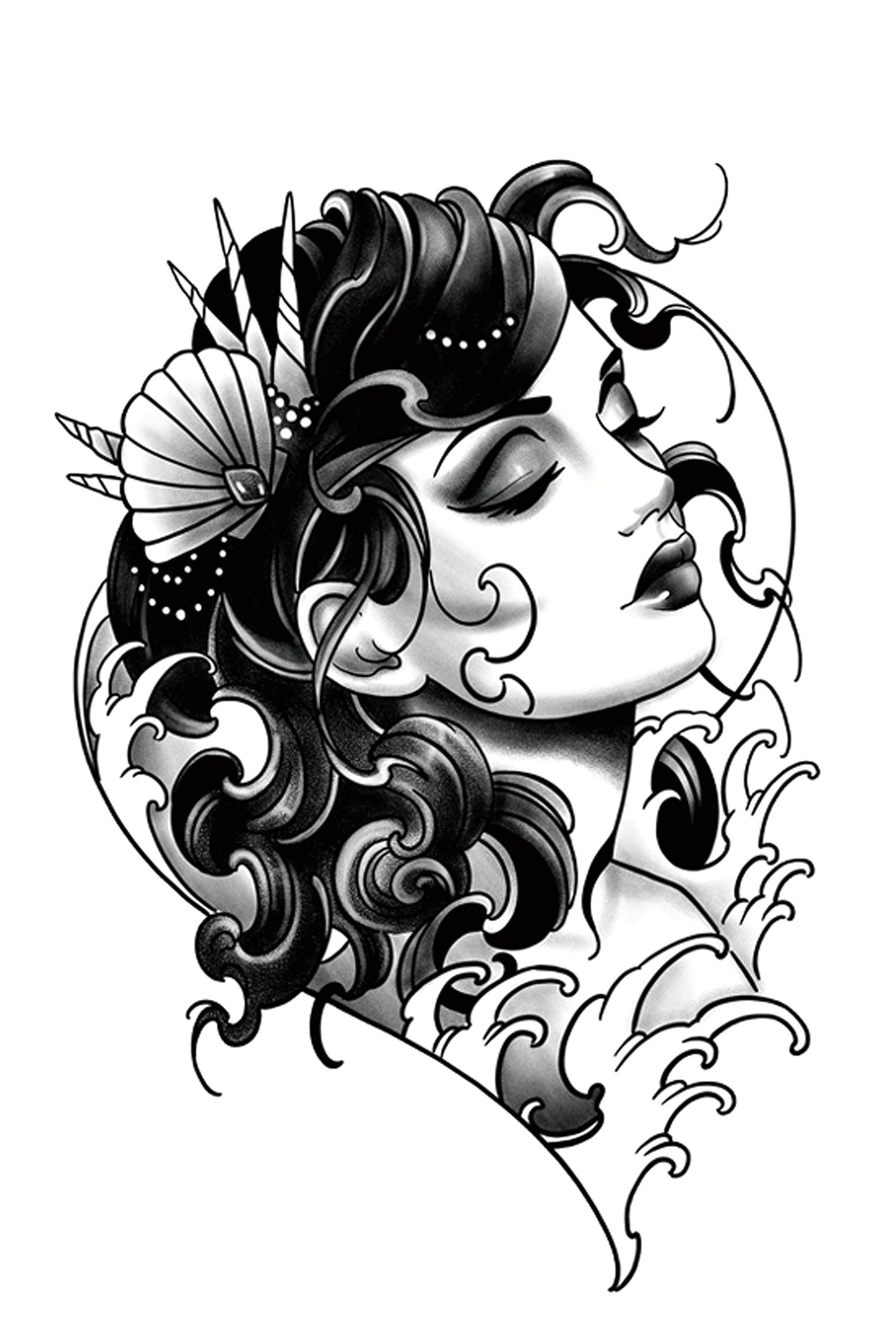 Waterproof Temporary Tattoo Stickers for Men & Women - 3D Realistic Flowers, Butterflies, Stars, Angels, Wolves & Armband Designs (21x15cm) | Perfect for Parties, Halloween, Cosplay & Body Art | KT-054