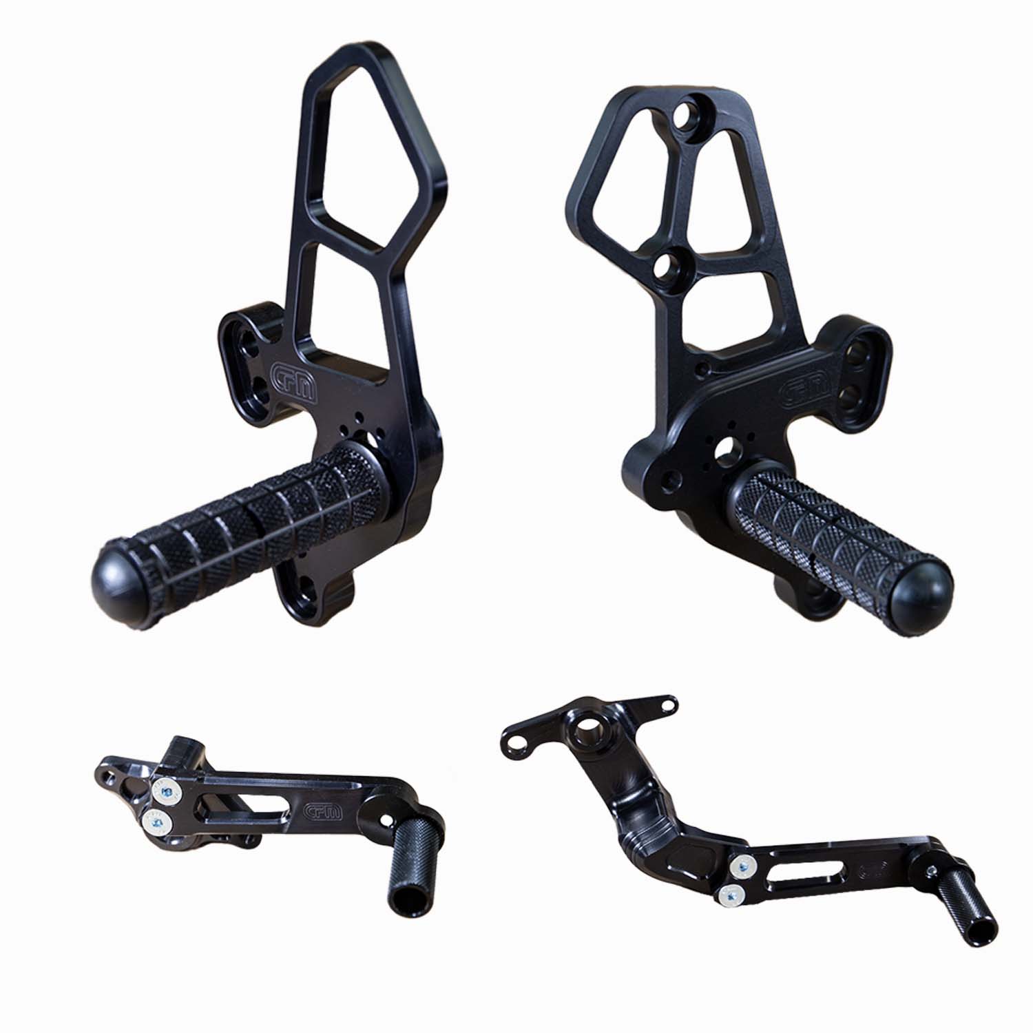 Yamaha MT09 Rearset Kit with Pedals - Complete Footpeg Set for Motorcycle Racing & Street Riding - Perfect for Performance Upgrades & Custom Builds