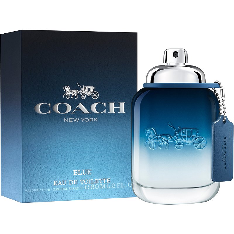 Coach Blue Eau de Toilette Spray for Men - Fresh & Woody Fragrance for Day & Night Wear, Office & Date Nights