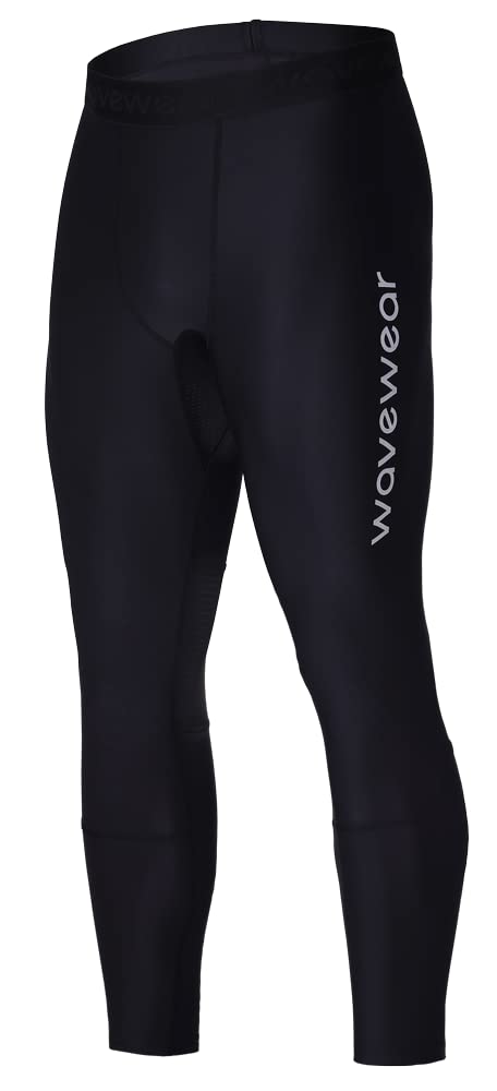 Wavewear L20 Men's Compression Tights with Kinesiology Tape Support - High-Performance Workout & Recovery Leggings for Running, Gym & Sports Injury Prevention
