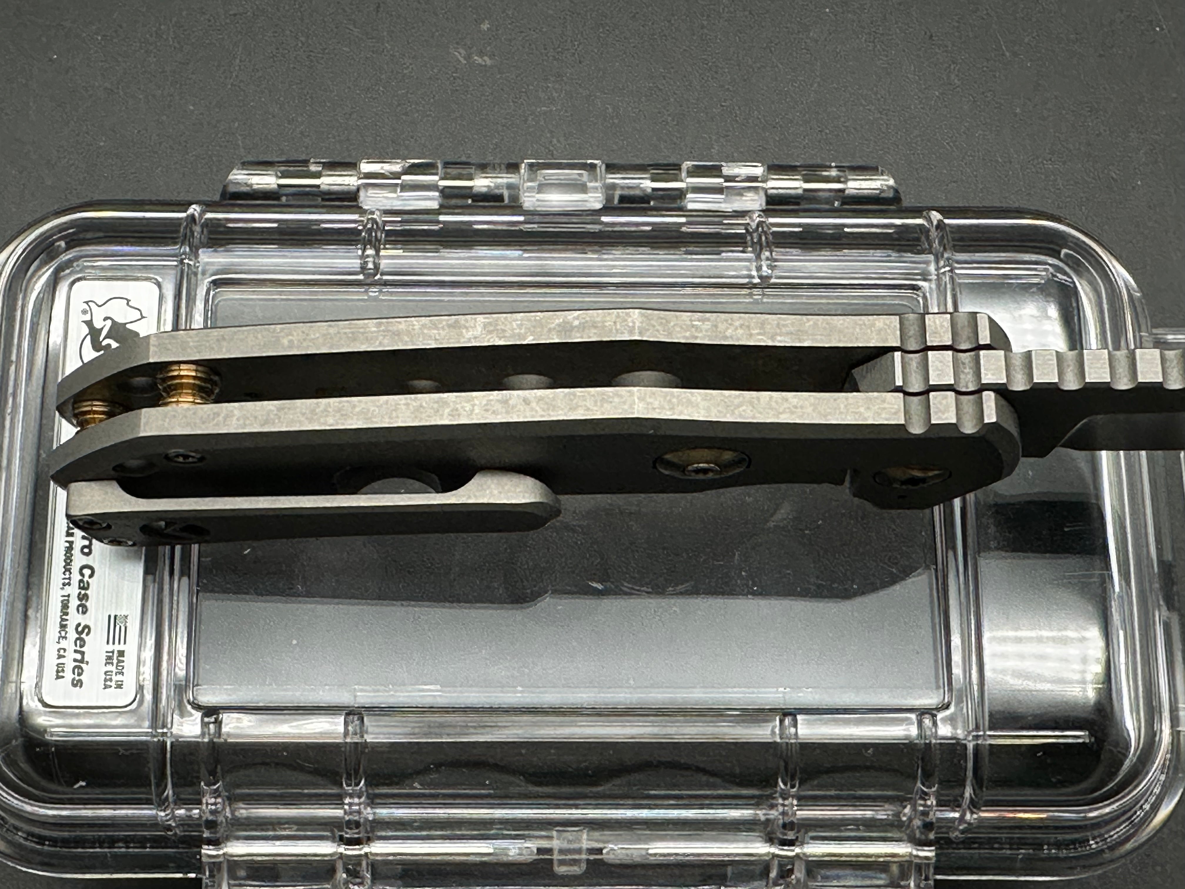 Aegis Knifeworks Custom Mini Xiphos Flipper Knife - Premium EDC Pocket Knife for Outdoor, Camping & Everyday Carry