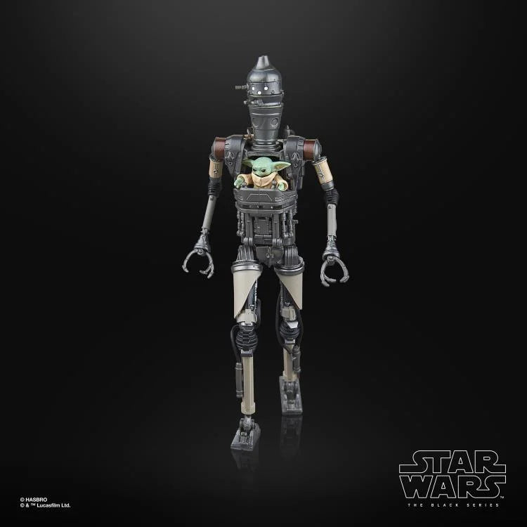 Star Wars The Mandalorian IG-12 & Grogu Black Series 6-Inch Deluxe Action Figure Set - Collectible Toy for Display, Gifts & Star Wars Fans