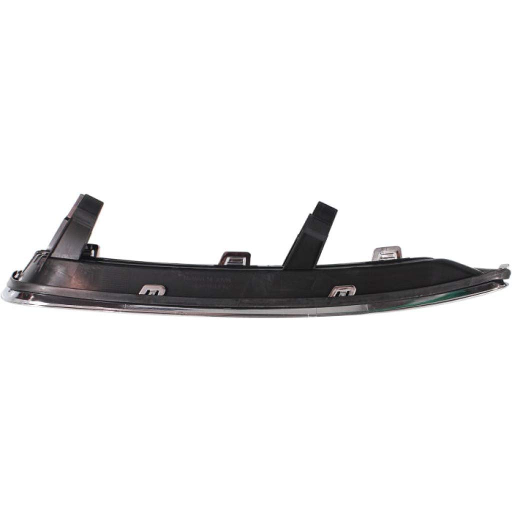 Chrysler 300 Fog Light Cover Set 2011-2014 - Black with Chrome Trim - Driver & Passenger Side - OEM CH1038127 & CH1039127 (68127945AB + 68127944AB) - Perfect for Replacement & Car Customization