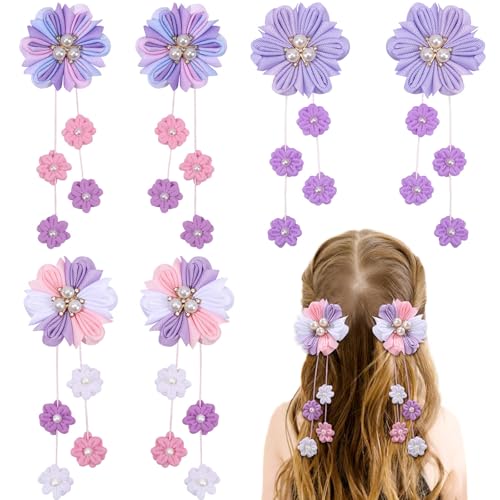 Flower Bows-Purple