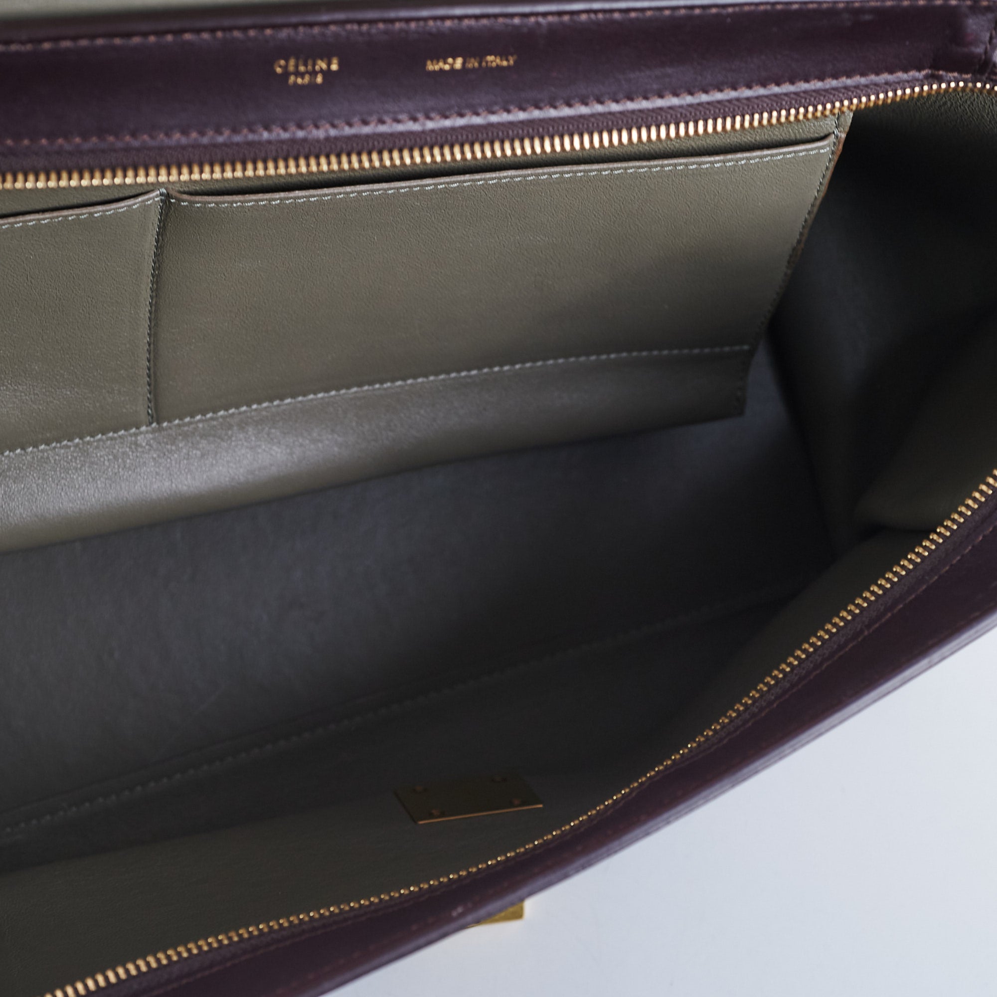Celine Trapeze Medium Leather Handbag for Women - Luxury Designer Crossbody & Shoulder Bag for Work, Travel & Everyday Use