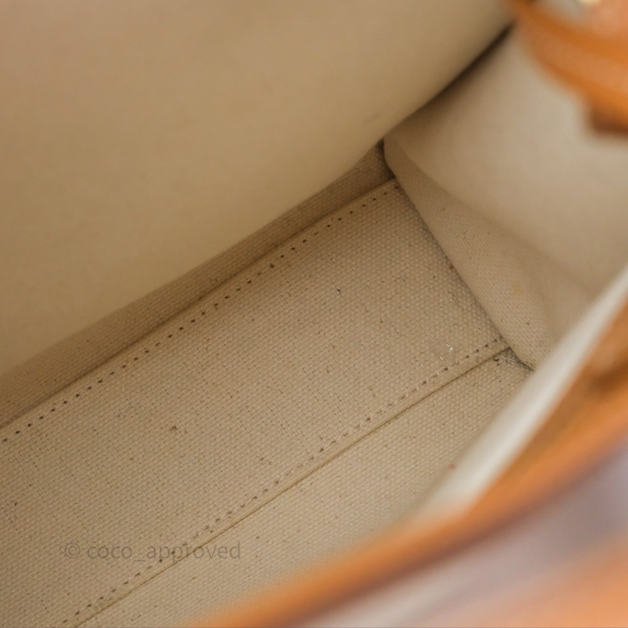Celine Small Vertical Cabas Tote Bag with Celine Print in Natural/Tan - Stylish Designer Handbag for Women, Perfect for Work, Travel & Everyday Use