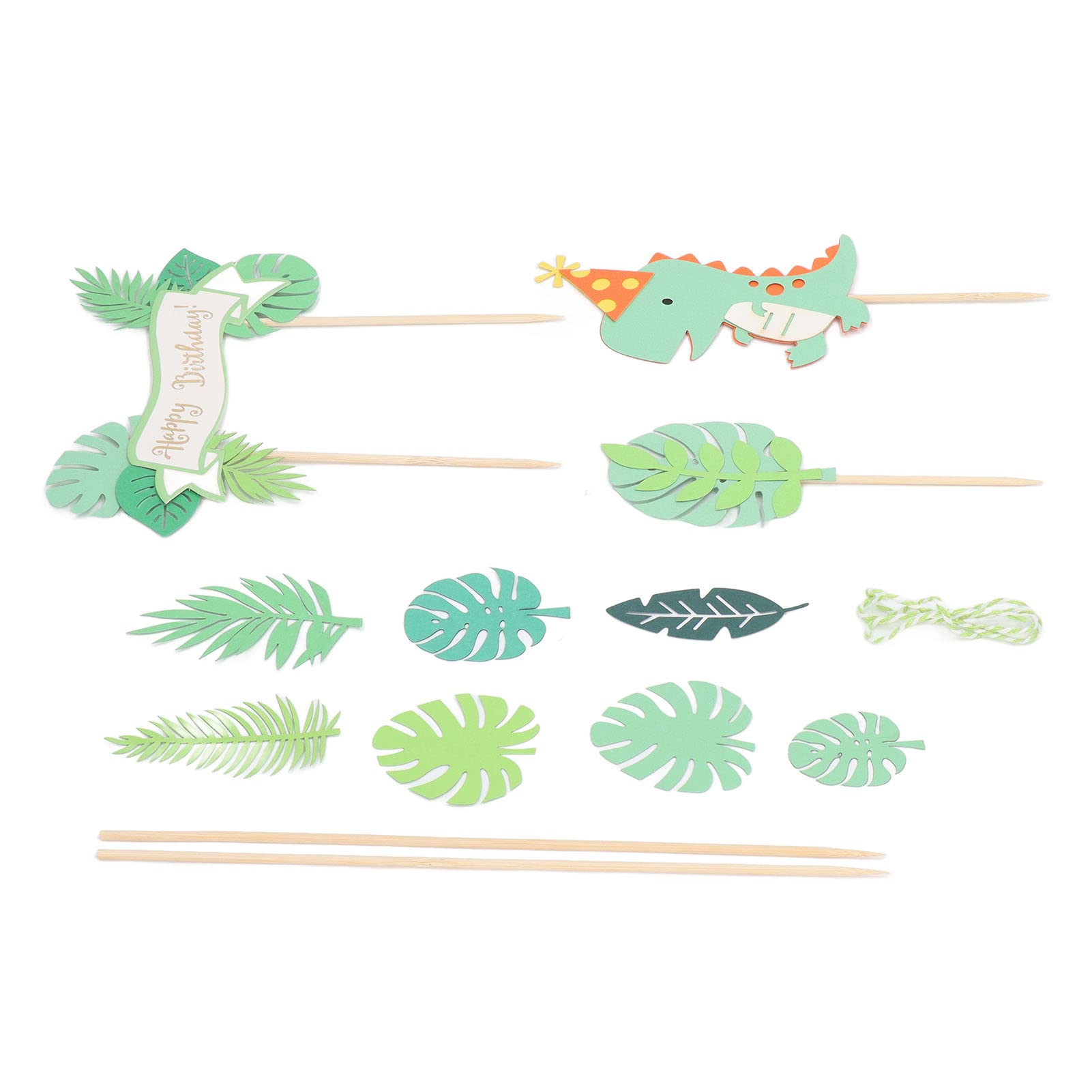 Jeanoko Dinosaur Cake Topper Set - 4PCS Non-Toxic, Vibrant Color Dinosaur Birthday Cake Decorations | Premium Craftsmanship for Dinosaur Themed Parties, Baby Showers & Kids Birthday Cakes
