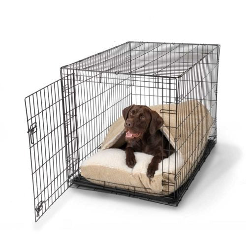 Cozy Cave Dog Crate Bed - Soft Washable Pet Bed for Small Medium Dogs - Perfect for Crates, Kennels & Home Use
