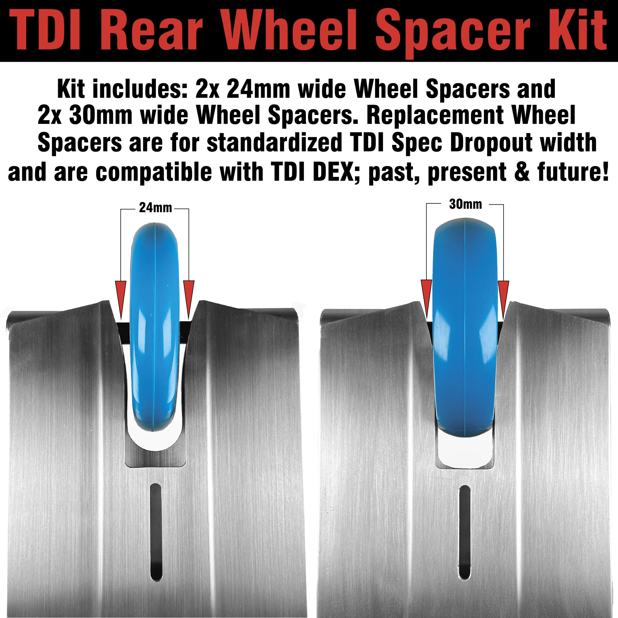 Proto TDI Wheel Spacer Kit - 5mm/10mm/15mm Hubcentric Wheel Spacers for VW Audi - Perfect for Off-Roading & Performance Upgrades