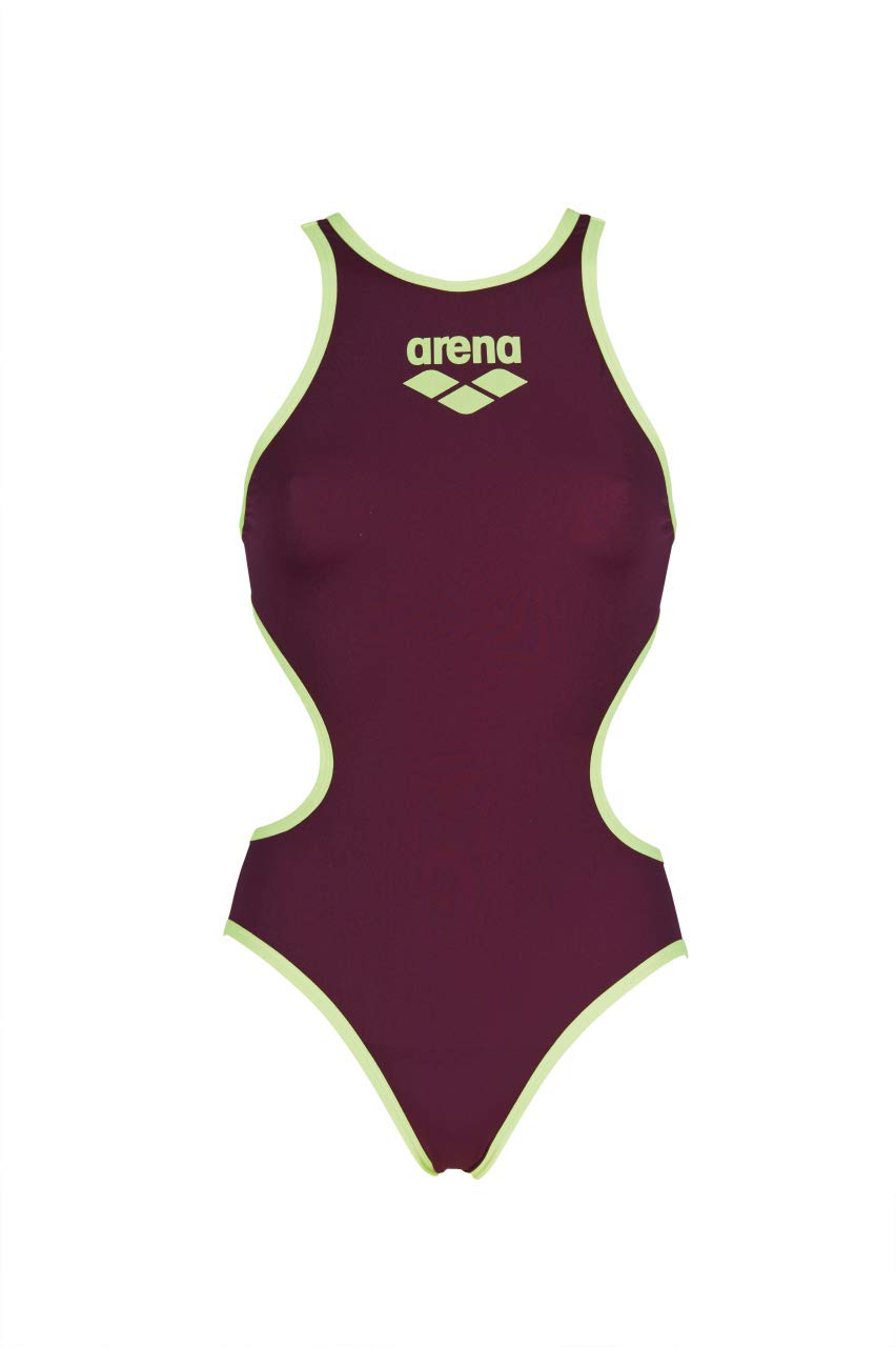 Arena Women's Standard Sports Swimsuit - One Big Logo Design for Competitive Swimming & Water Aerobics | Durable Chlorine-Resistant Fabric for Pool & Beach Workouts