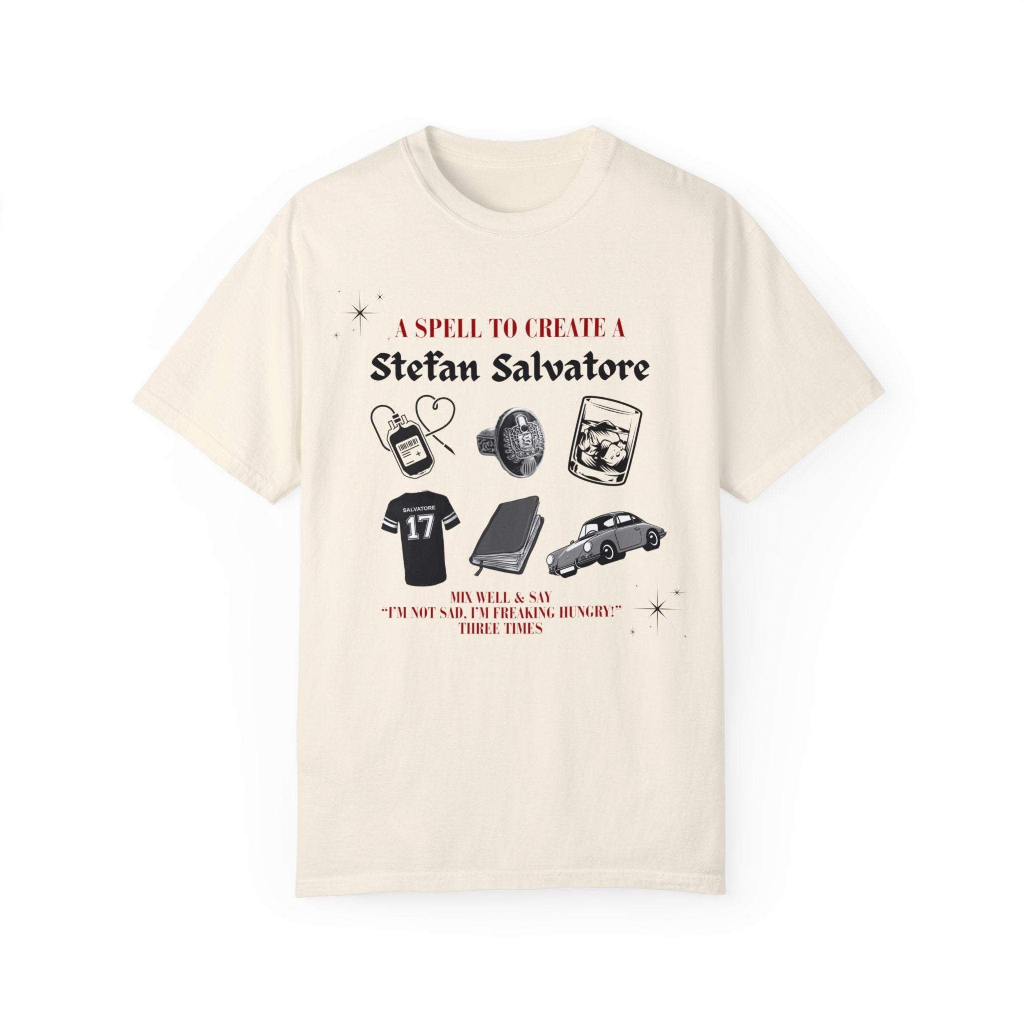 Spell For Stefan T-Shirt | DeeCharmed x PaigeNicole Collaboration | Perfect for TV Show Fans, Cosplay & Casual Wear