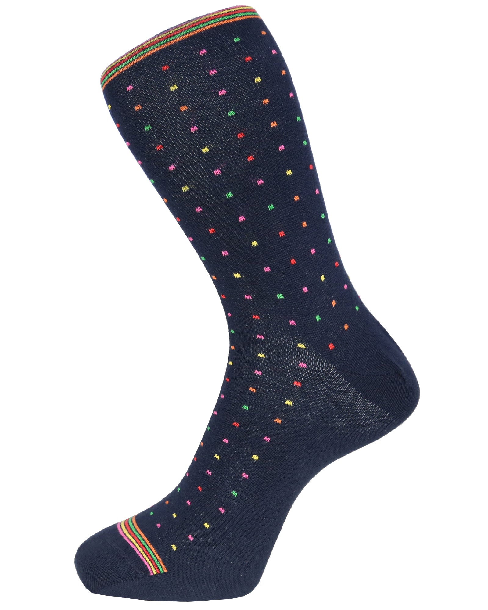 DÉCLIC Invader Socks for Men & Women - Comfortable Navy Blue Crew Socks - Perfect for Running, Hiking & Everyday Wear