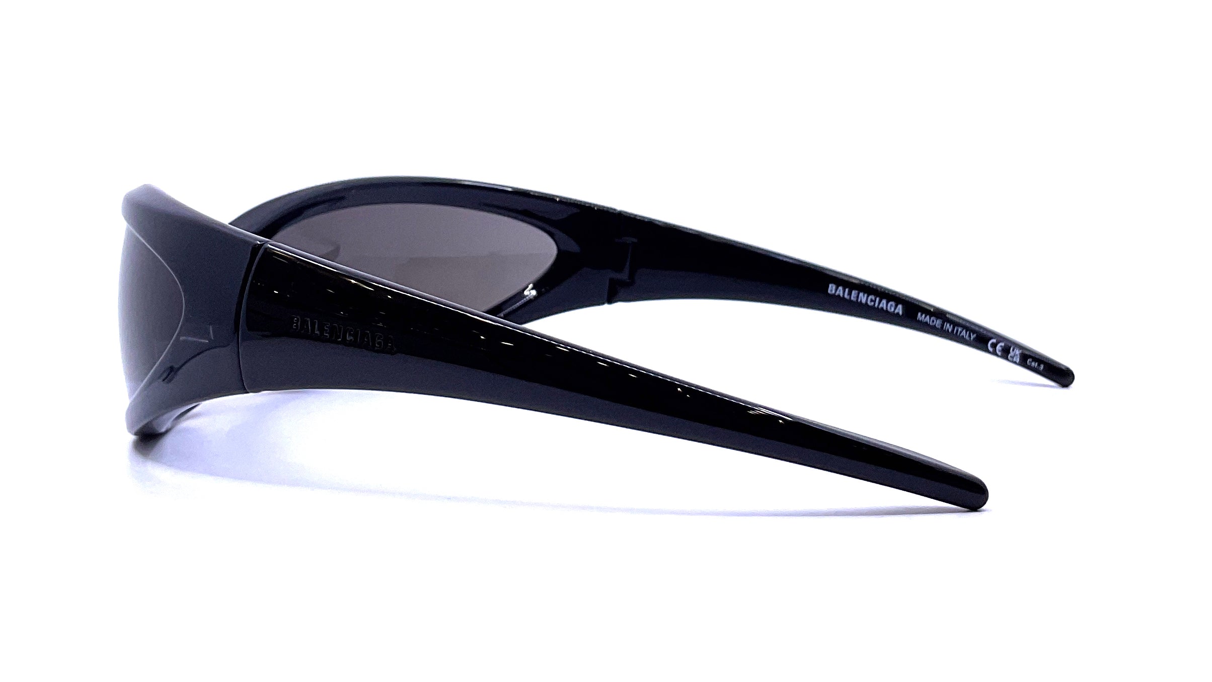 Balenciaga BB0251S (001) Black Sunglasses for Men & Women - UV Protection, Luxury Fashion Shades for Outdoor, Travel & Street Style