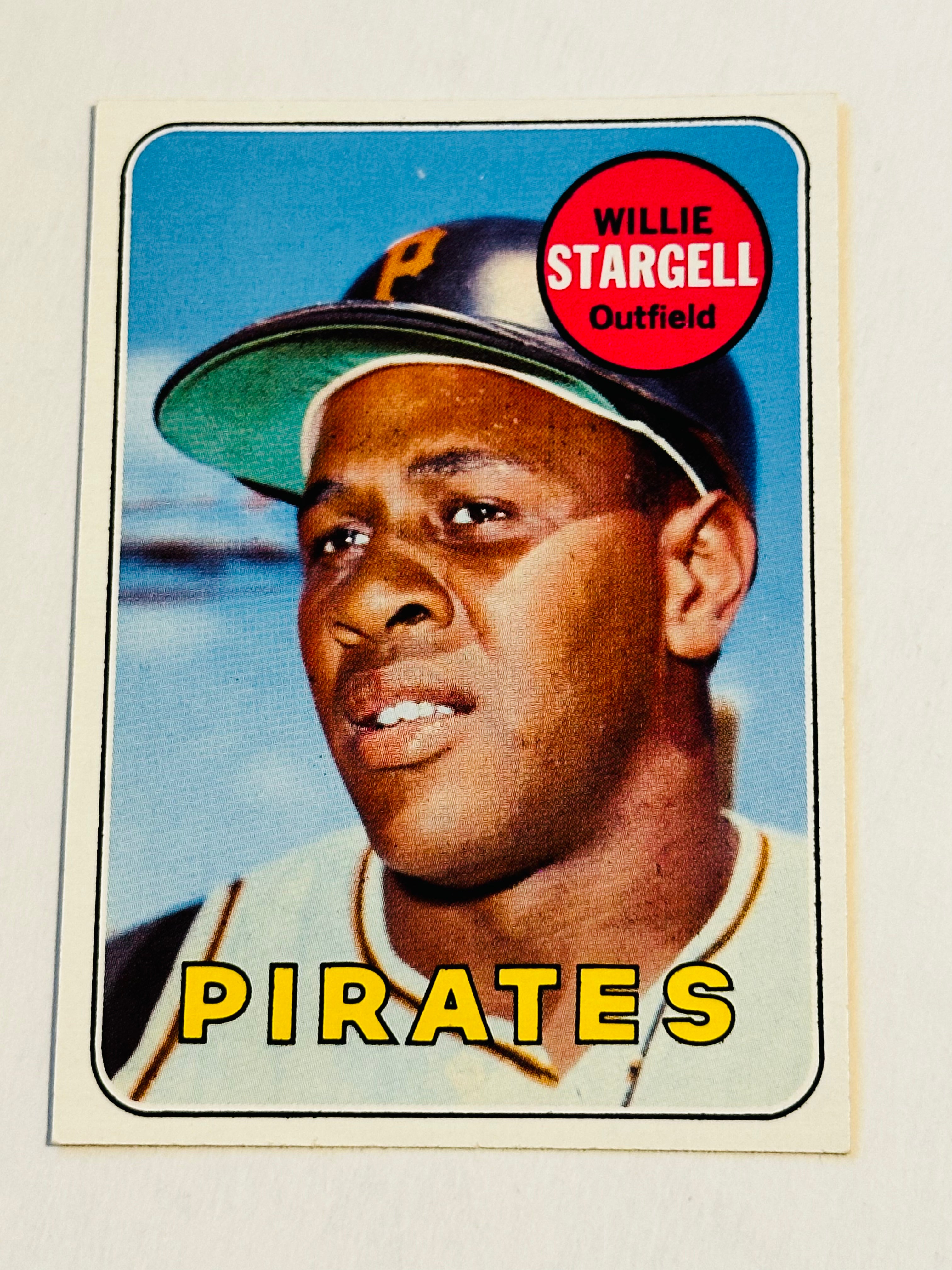 1969 Willie Stargell High Grade EX-NM Condition Vintage Baseball Card - Perfect for Collectors, Sports Memorabilia Displays & Investment