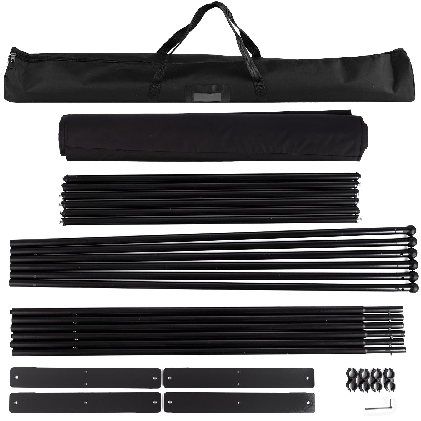 3-Panel Heavy Duty Iron Room Divider - 102