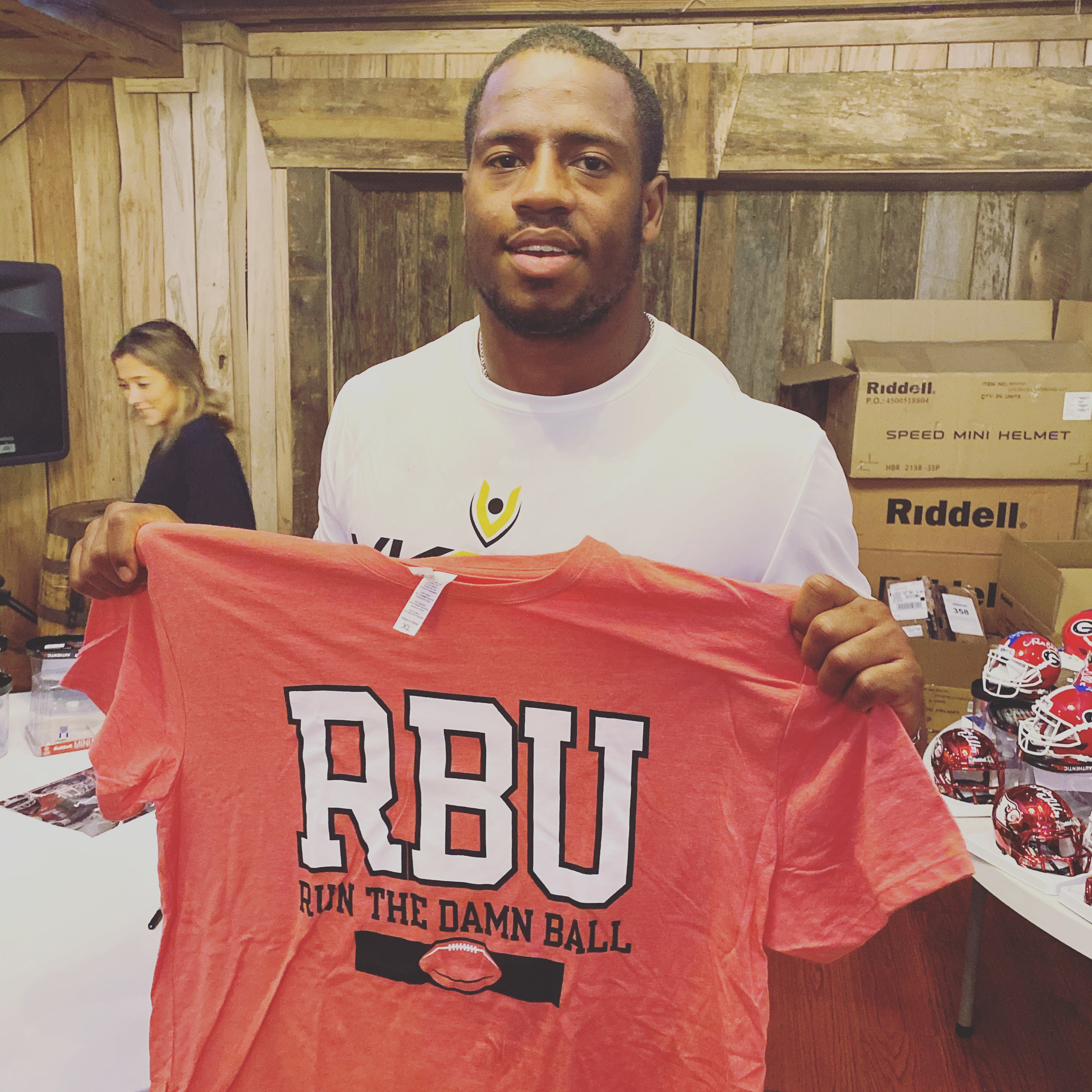 RBU Run the Damn Ball Shirt - Funny Football Fan T-Shirt for Men & Women - Perfect for Game Day, Tailgating & Sports Events