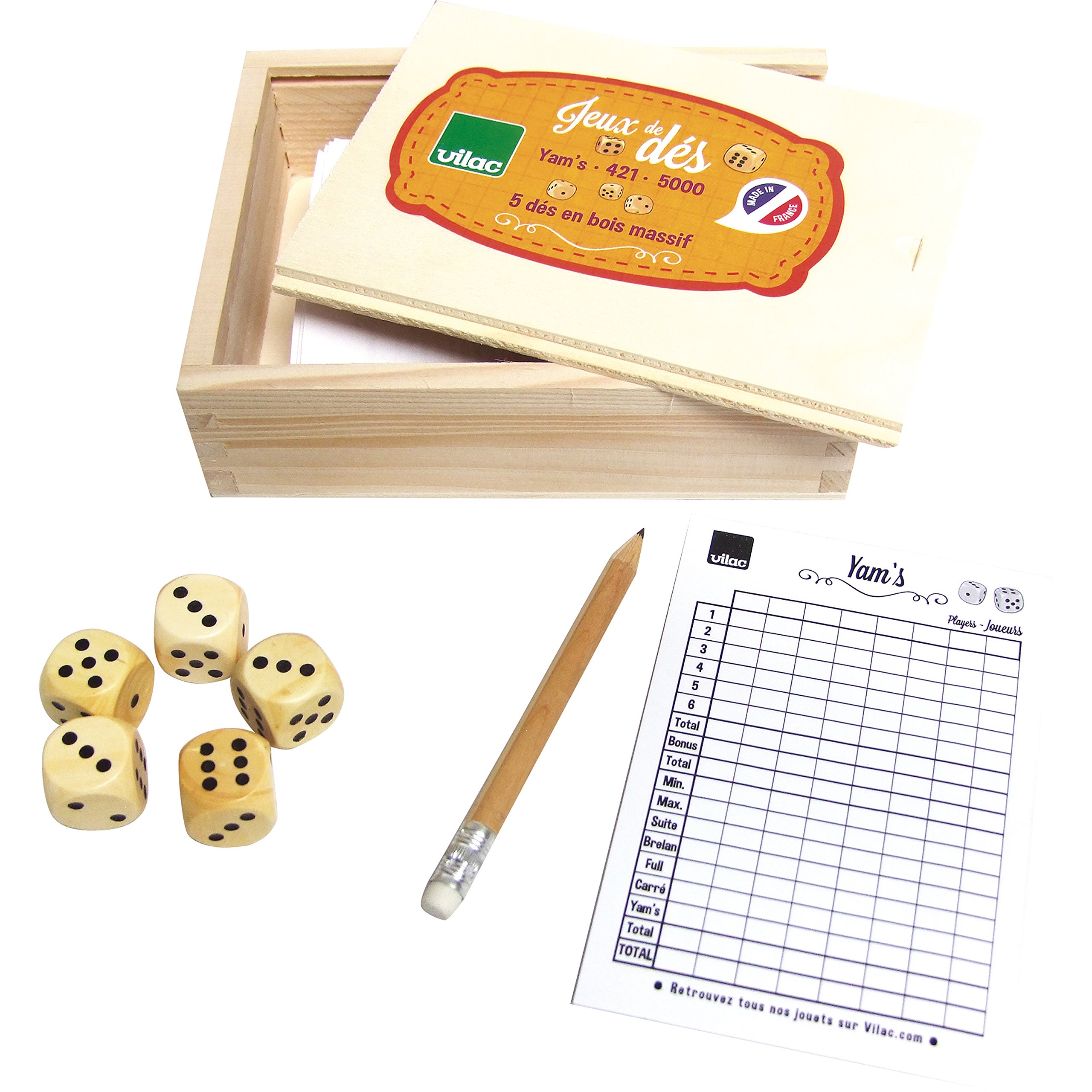 Yam's Game (7 Piece) - 益智拼图玩具套装，适合家庭娱乐、儿童教育及派对游戏