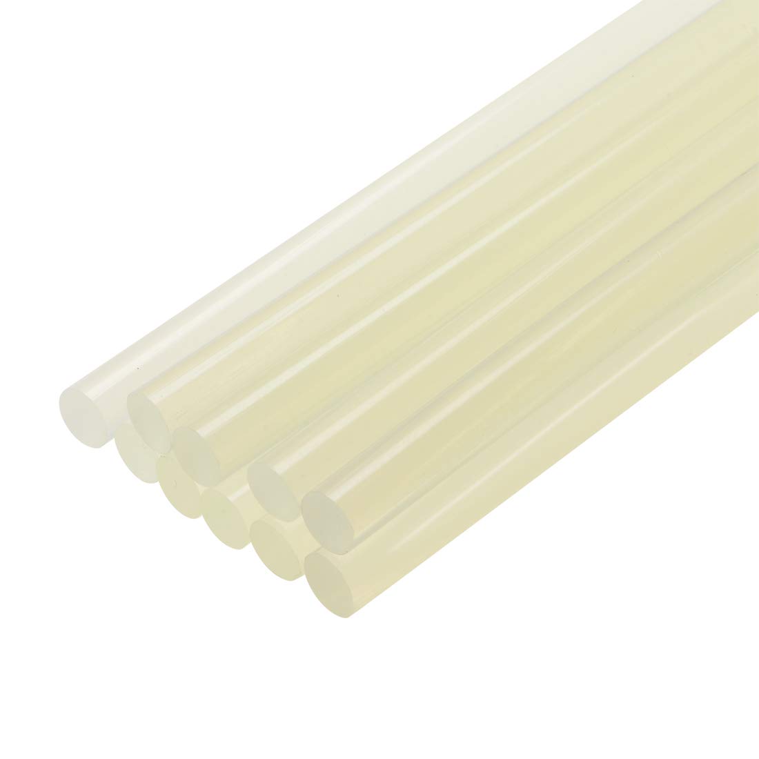uxcell Mini Hot Glue Gun Sticks 4-inch x 0.44-inch for Glue Guns, Clear 10pcs - Perfect for DIY Crafts, Home Repairs & School Projects