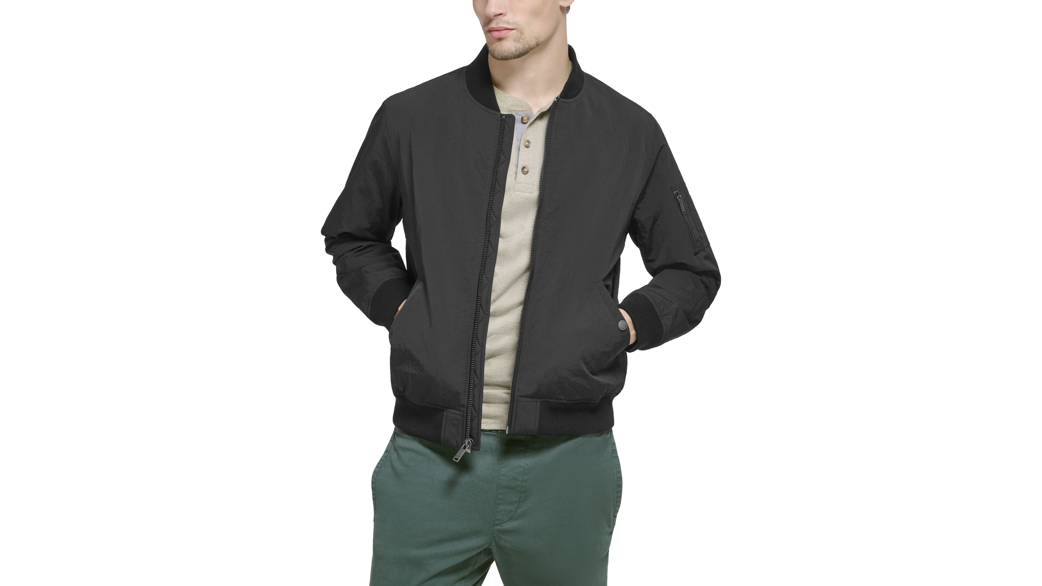 Eco-Friendly Recycled Sail Nylon Bomber Jacket for Men & Women | Sustainable Water-Resistant Windbreaker | Perfect for Outdoor Adventures, Travel & Casual Wear