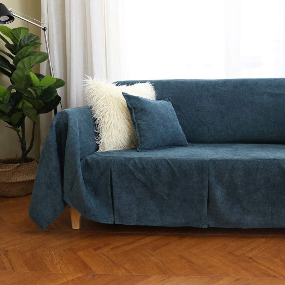 Premium Plush Sofa Slipcover - 1-Piece Anti-Slip & Scratch-Resistant Furniture Protector for Pets (Dogs & Cats) - Soft Stretchable Couch Cover for Living Room, Bedroom & Home Decor
