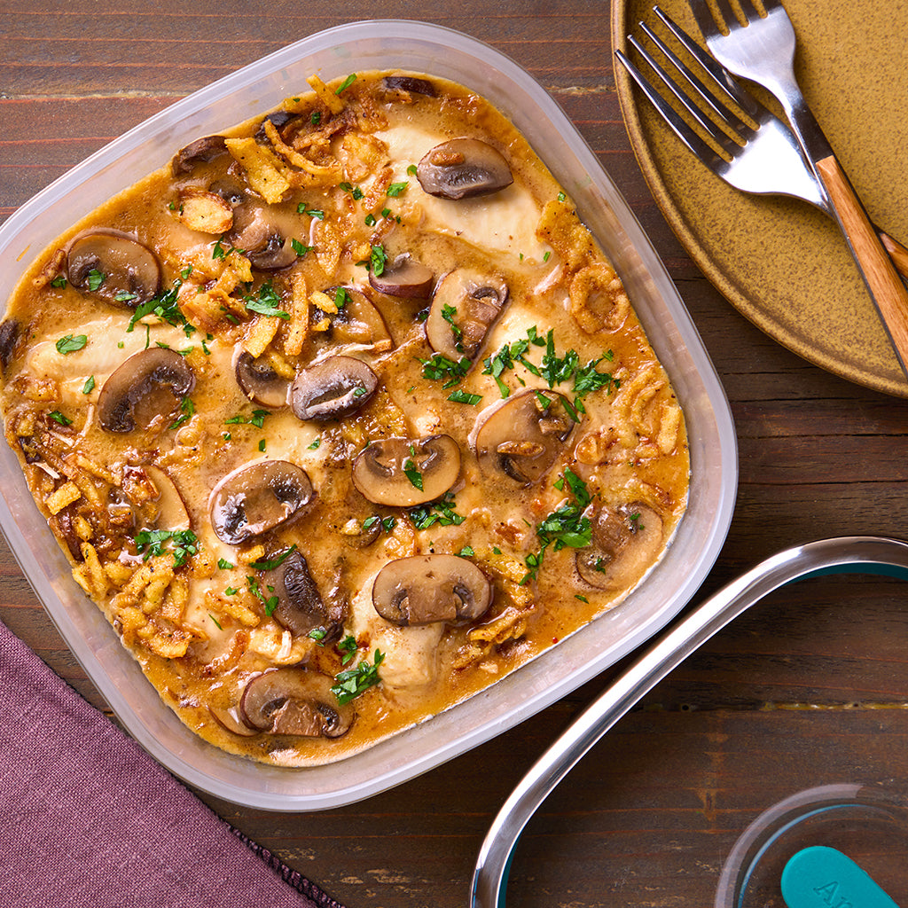 Delicious Chicken Marsala Casserole Recipe - Easy Italian Pasta Bake for Family Dinners & Potlucks