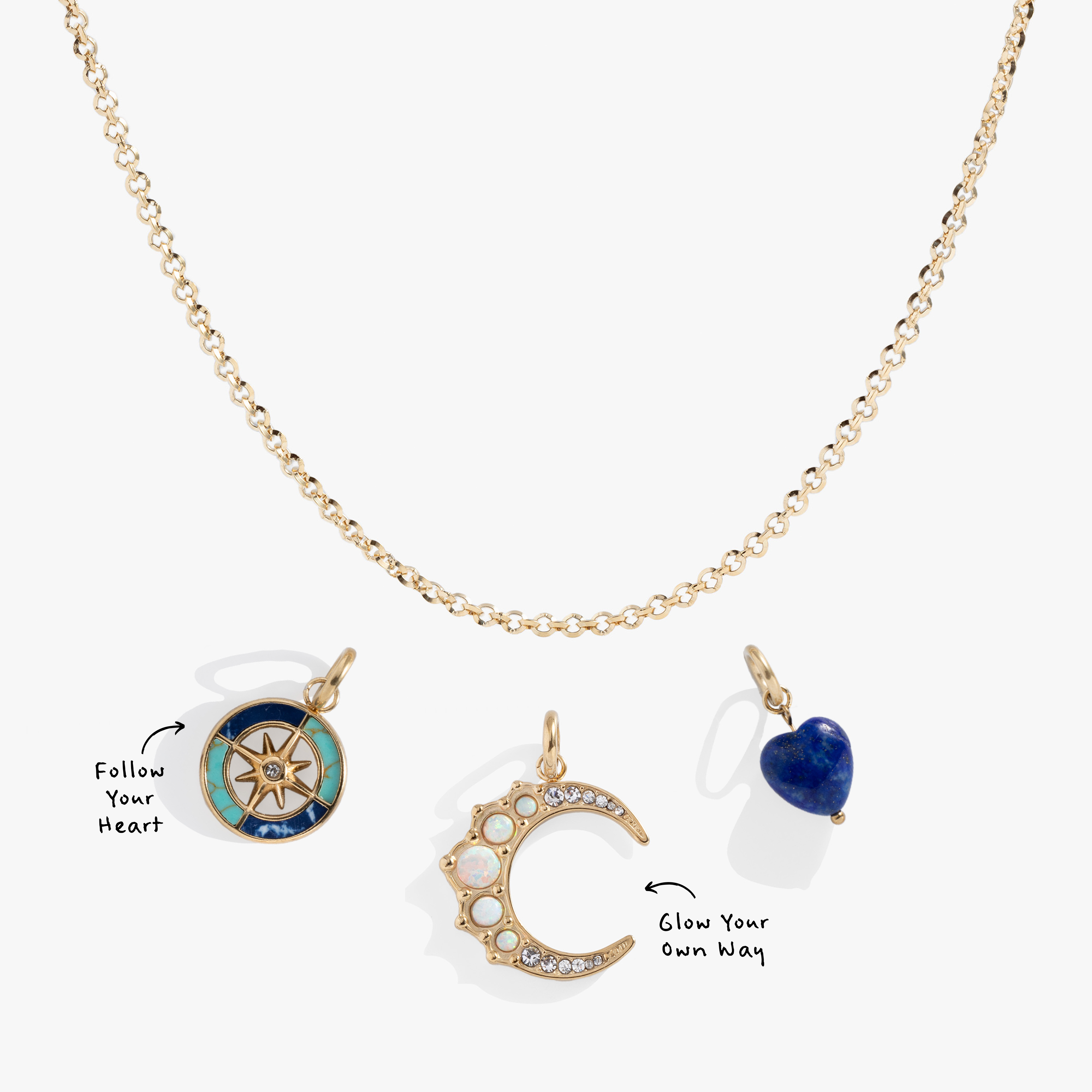 Cosmic Coordinates Necklace Charm Bundle - Personalized Zodiac Jewelry for Women - Perfect for Birthdays, Anniversaries & Spiritual Gifts