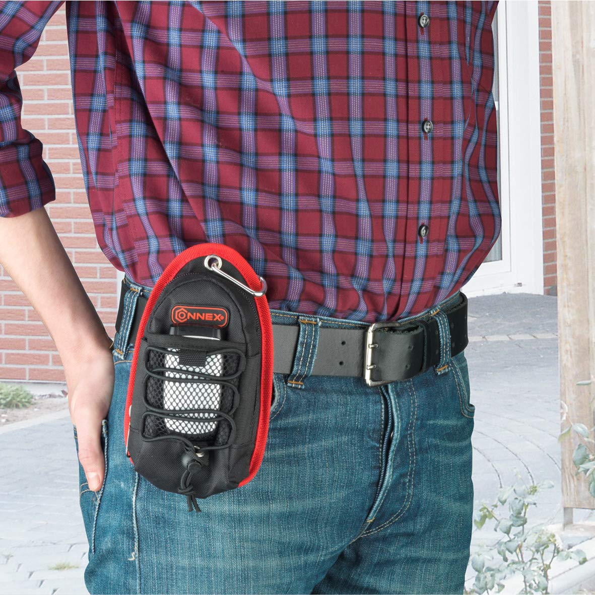 COX952316 Multi-Purpose Tools & Leisure Bag with Carabiner Hook - 2 Compartments for Camping, Hiking & Outdoor Activities