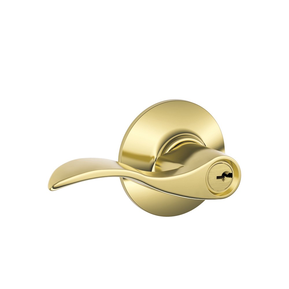PB Accent Entry Lever Door Handle - Modern Matte Black Finish for Interior & Exterior Doors - Perfect for Home, Office & Commercial Use
