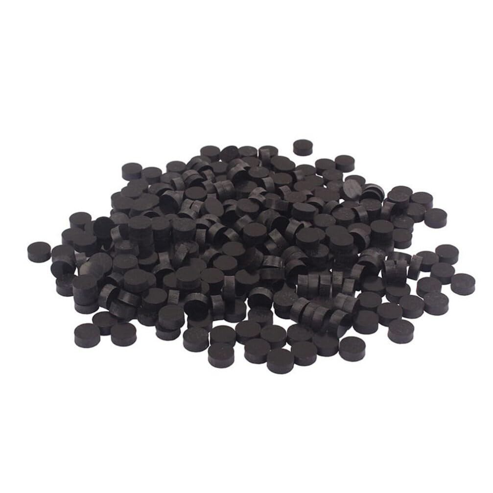 Milisten 300pcs Black Guitar Fretboard Dots - Round Fret Inlays Markers for Guitar, Ukulele, Bass, Banjo, Mandolin - Perfect for DIY Instrument Decoration & Fret Position Identification
