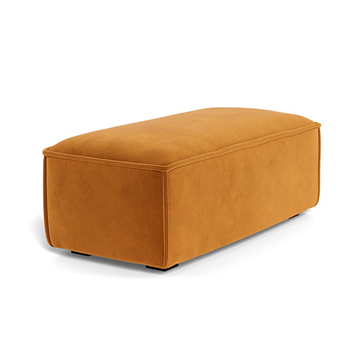 Premium Daphne Velvet Footrest - Soft & Comfortable Adjustable Height Ottoman for Home & Office - Perfect for Living Room, Bedroom, or Under Desk Use