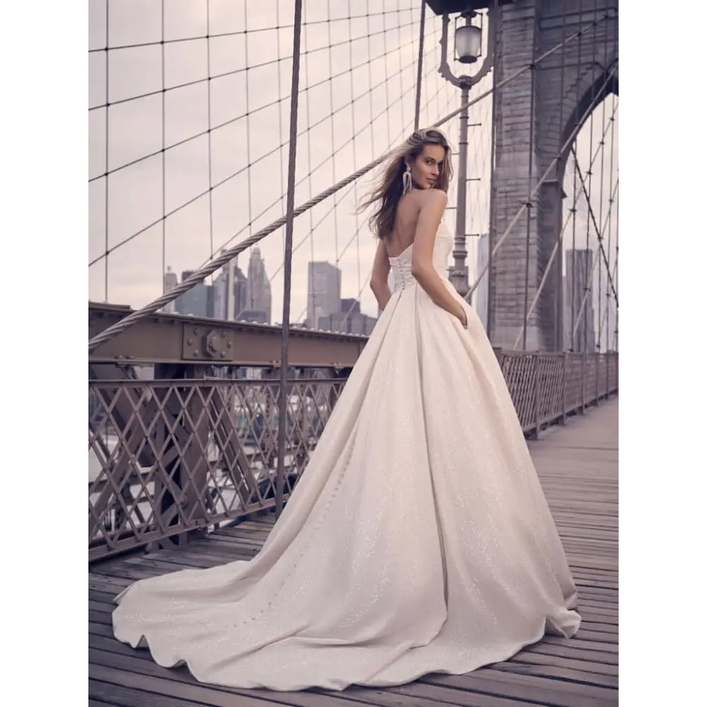 Anniston by Maggie Sottero - Elegant Wedding Dress for Brides | Perfect for Church Ceremonies & Beach Weddings