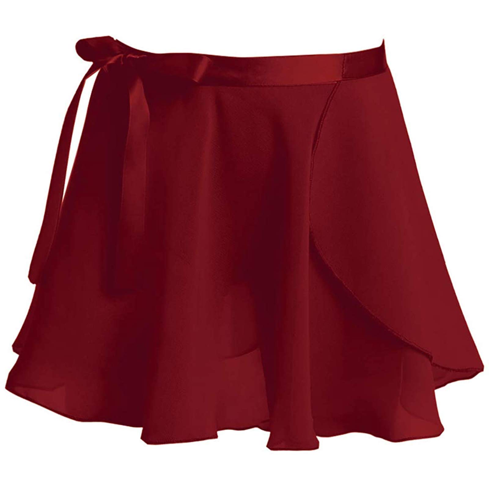 ZUYPSK Girls Ballet Skirts - Chiffon Wrap Tutu Skirt for Dance, Performance, Recital & Princess Dress Up