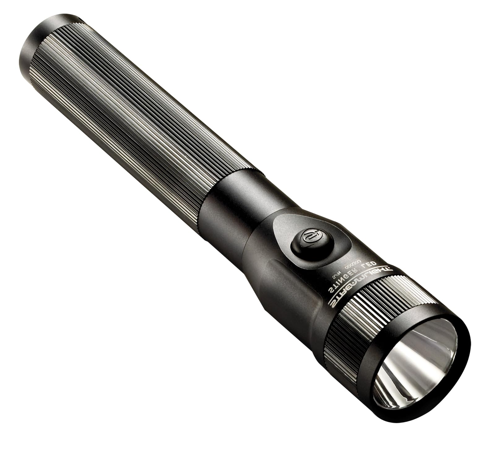 Streamlight 75734 Stinger LED Rechargeable Flashlight with DC Piggyback Holder - 800 Lumens, Black Tactical Flashlight for Law Enforcement, Security & Emergency Use