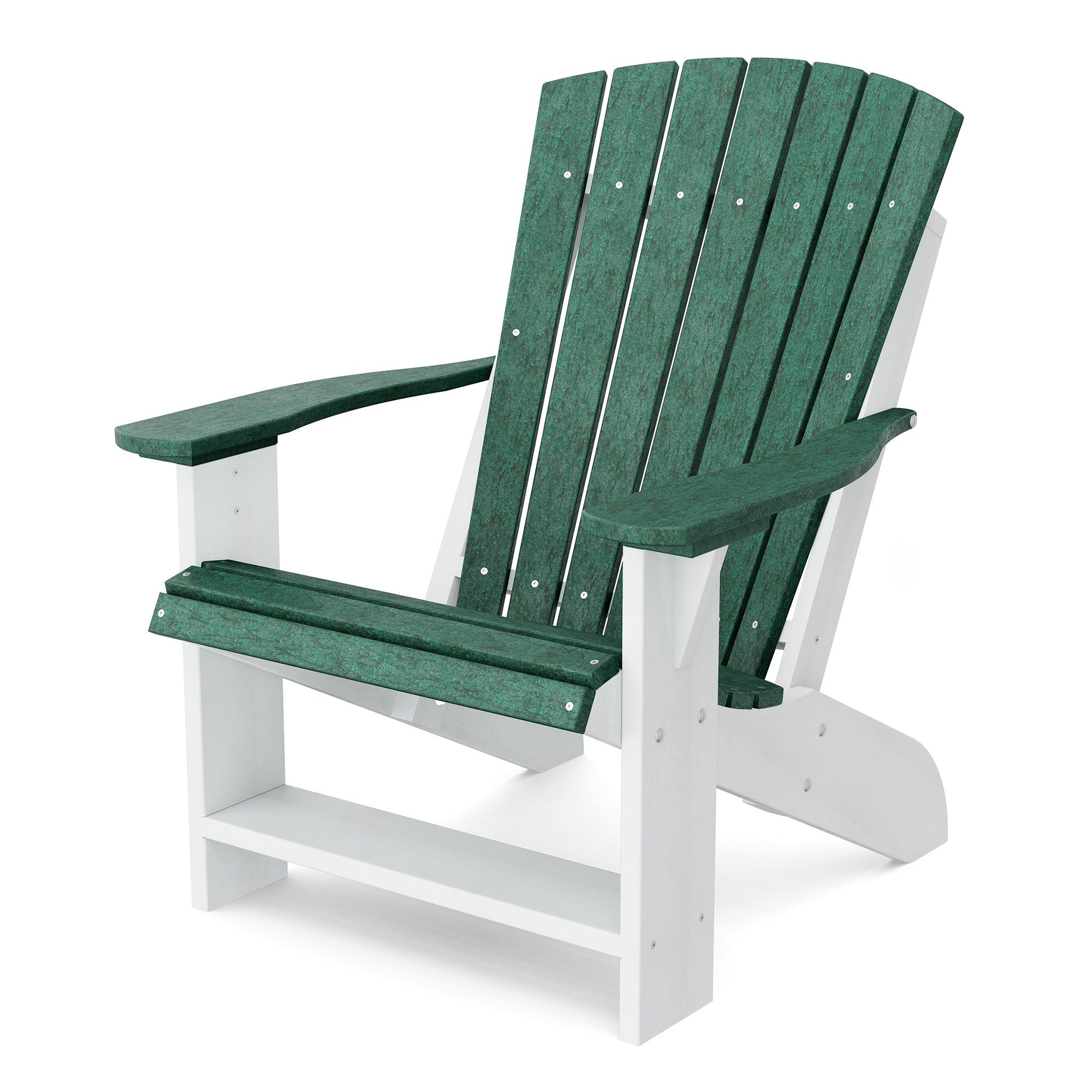 Premium Heritage Adirondack Chair - Solid Wood Outdoor Patio Furniture for Garden, Deck, Poolside & Backyard Relaxation