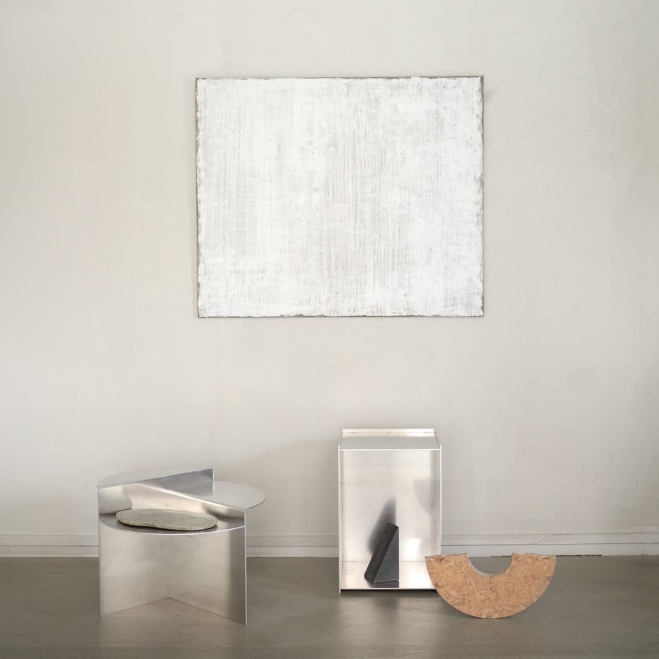FRAMA Rivet Box Table - Modern Industrial Side Table with Metal Rivet Design for Living Room, Bedroom & Office Decor