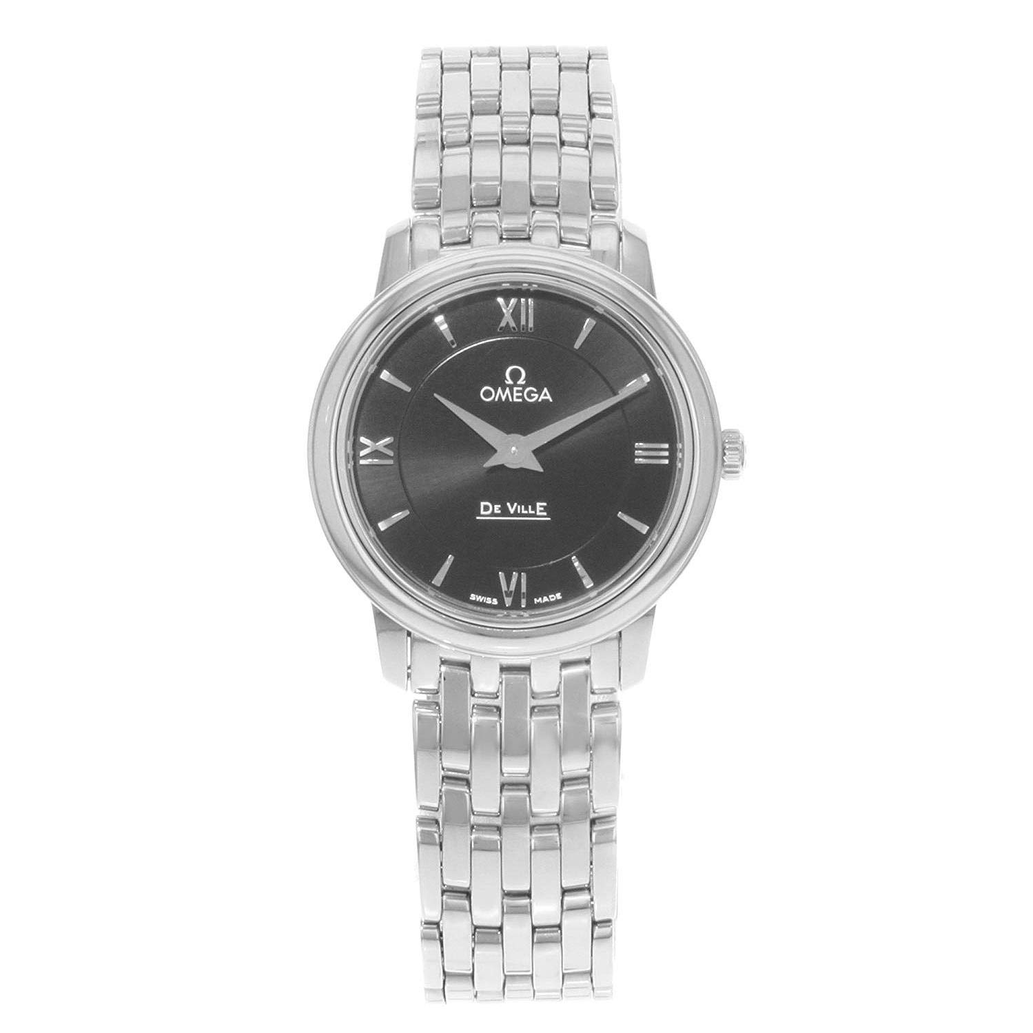 Omega De Ville Prestige Quartz 27.4mm Women's Watch 424.10.27.60.01.001 - Elegant Luxury Timepiece for Women, Perfect for Business, Formal Events & Everyday Wear