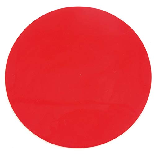 Non-Slip Silicone Bottle Opener Pad - Waterproof Jar & Lid Opener with Strong Grip - Red Kitchen Gadget for Easy Opening Jars, Bottles & Containers (Perfect for Seniors & Weak Hands)