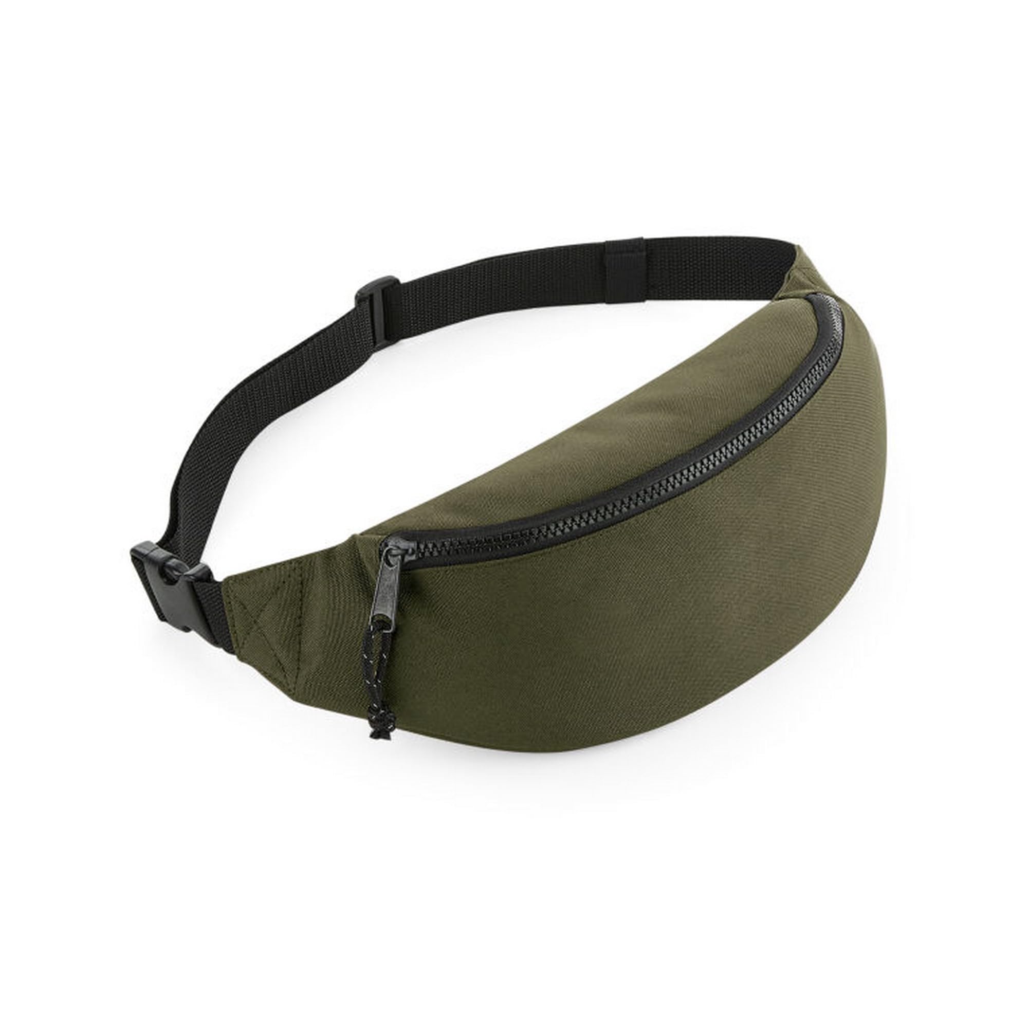 **Bagbase Unisex Recycled Waist Pack - Adjustable Belt Bag for Men & Women - Classic Red (One Size) - Perfect for Travel, Hiking, Running & Daily Use**