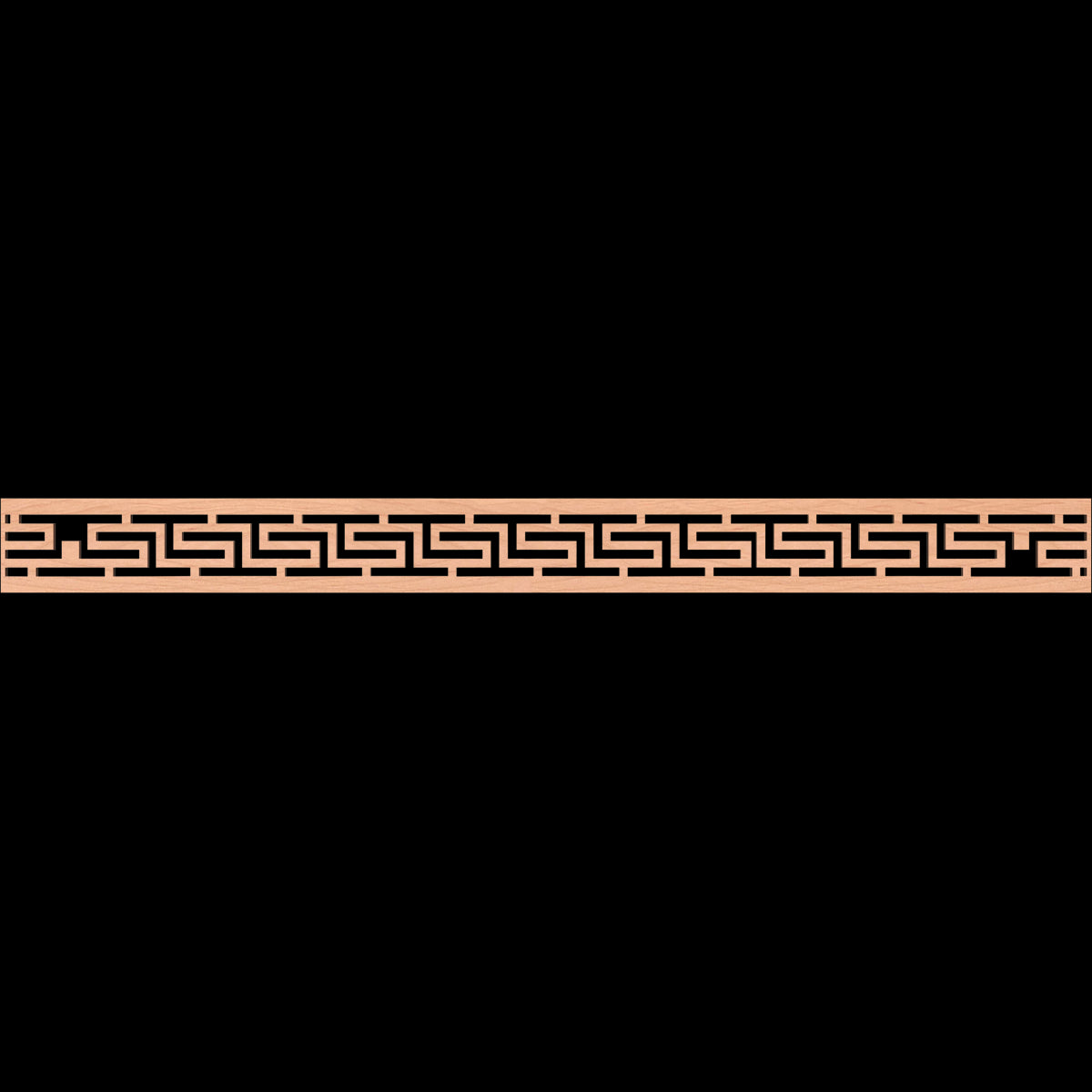 Tulum Fretwork Moulding - Handcrafted Wooden Wall Decor for Home & Office | Perfect for Bohemian, Coastal, and Modern Interior Design Styles
