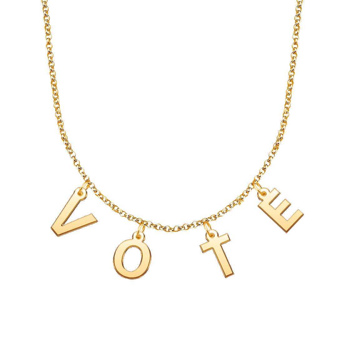 Personalized Custom Name Necklace - Engraved Initial Nameplate Jewelry Gift for Women, Mom, Girlfriend - Perfect for Birthdays, Anniversaries & Special Occasions