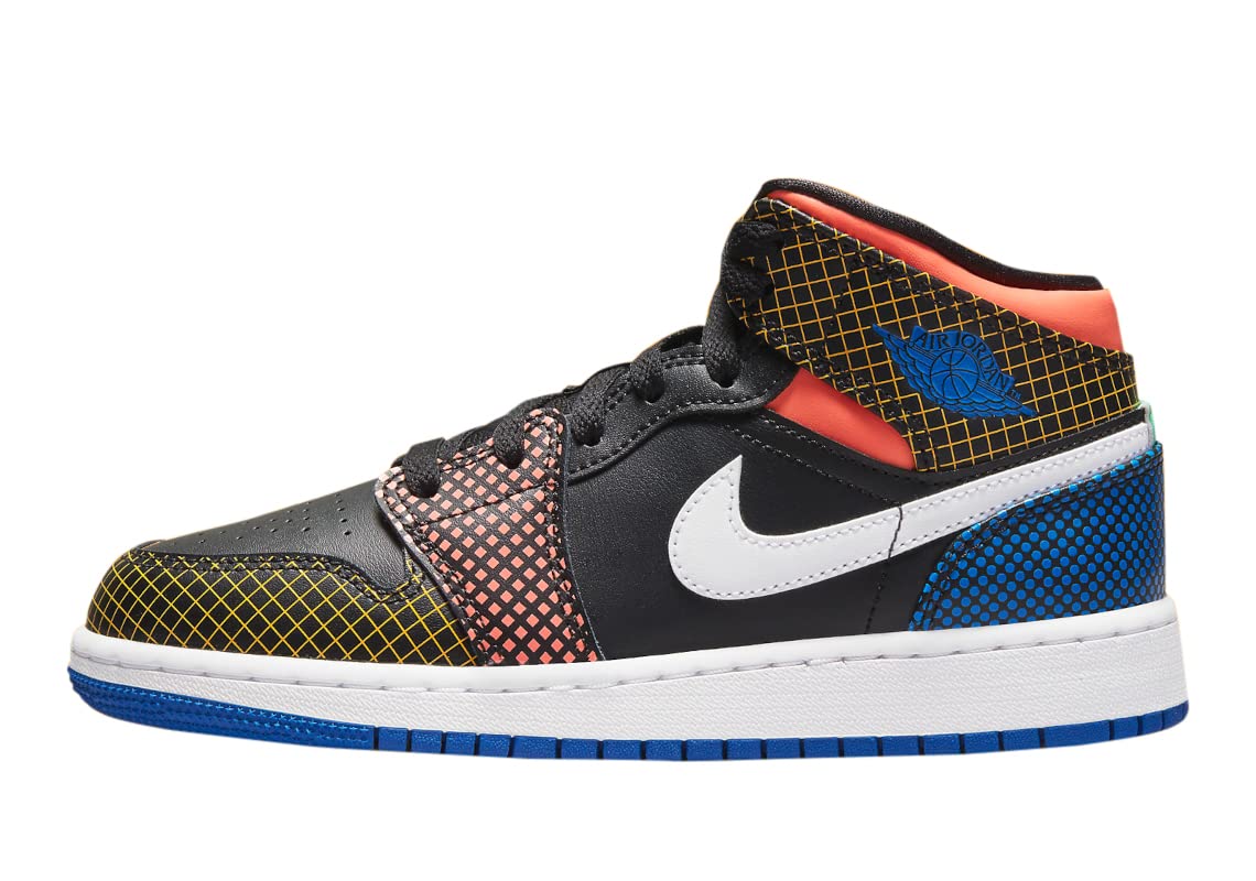 Air Jordan 1 Mid MMD Sneakers for Kids - Stylish Basketball Shoes for Boys & Girls - Perfect for School, Sports & Casual Wear