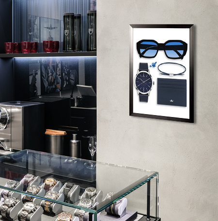 16x24 Poster Frame - SwingFrame Carbon Steel Display for Art, Photos & Posters - Perfect for Home, Office & Gallery Decor