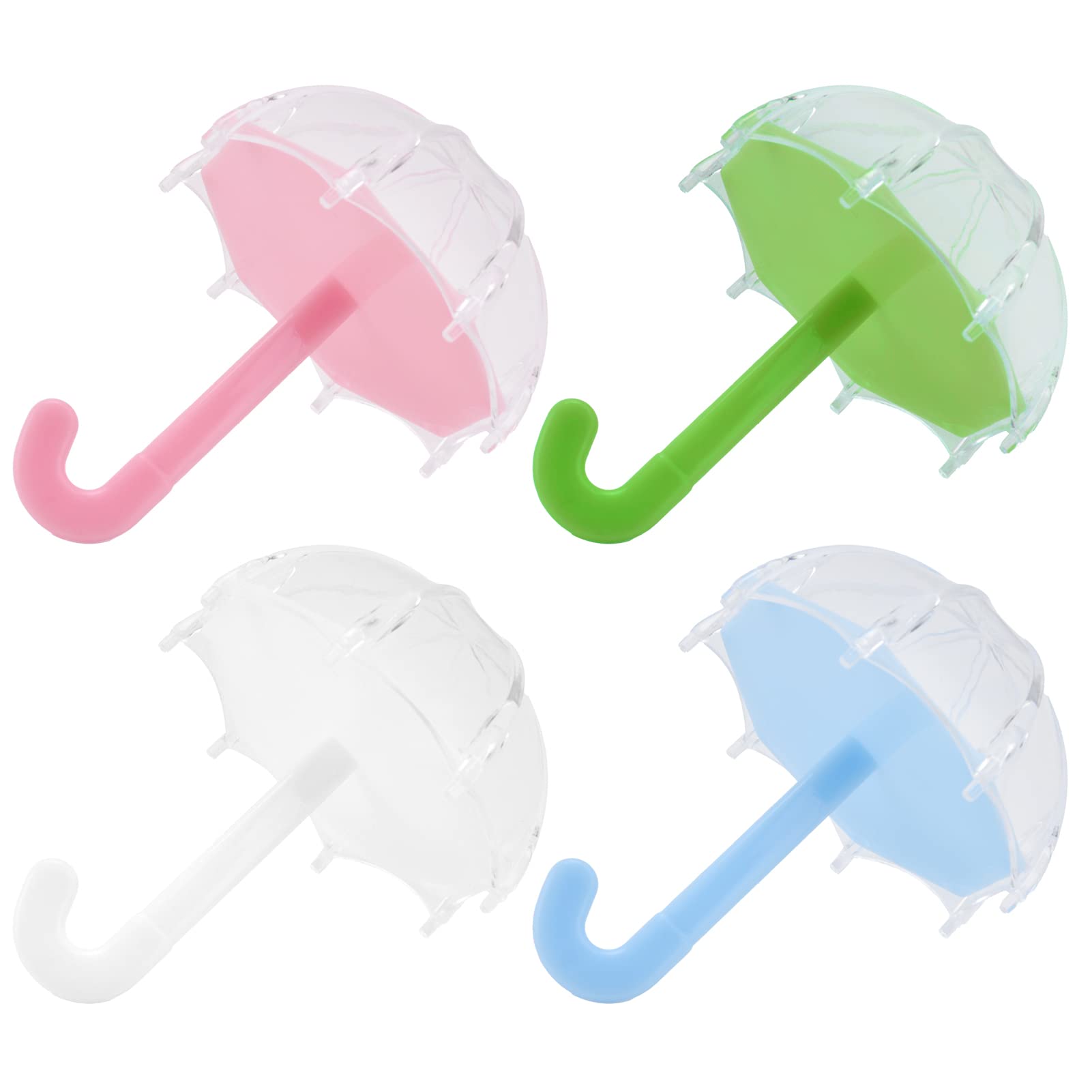 Haofy 12Pcs Umbrella Shaped Candy Boxes - Elegant Wedding Party Favor Containers for Candy, Chocolates & Treats - Perfect for Bridal Showers, Baby Showers & Birthday Celebrations